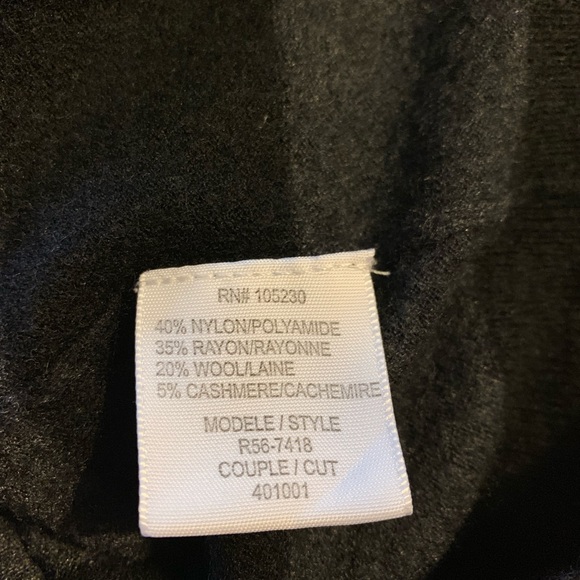 Joie Crop Cardigan ButtonDown Stripe Wool Cashmere - Picture 8 of 8